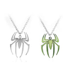  Stainless Steel Simple Personalized Spider Keychain Pendant Men and Women Fashion Party Pendant Necklace Charm Gifts