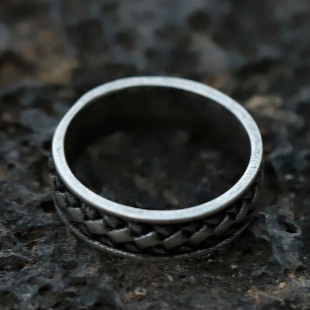 Simple Viking Ring for Men — 316L Stainless Steel