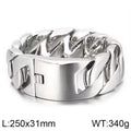 Stainless Steel 18K Necklace Jewelry Chunky Gold Cuban Link Chain Choker Jewelry for MEN