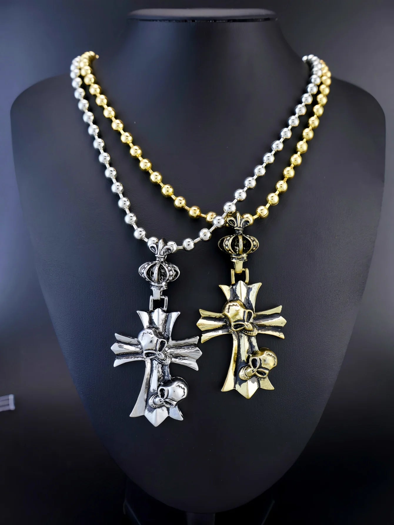 Gothic Crow Skull Jewelry