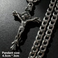 Cross Jesus Steel Pendant 316L Religious