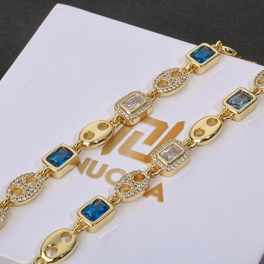 Iced Out Cuban Bracelet Stainless Steel 8MM