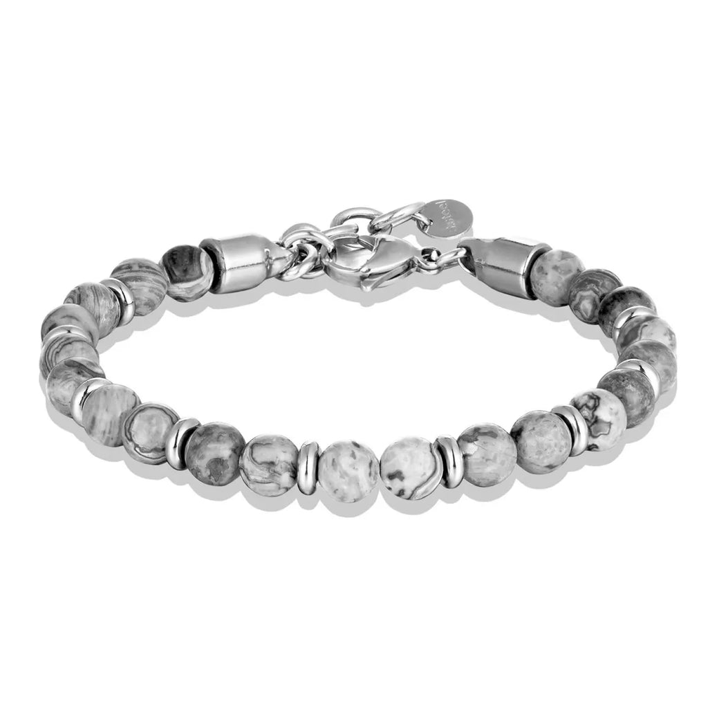 6mm Tiger Eye Beads Strand Bracelets Men Women Charm Stainless steel Chain Colorful Natural Stone Bracelet Male Jewelry