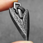 Viking Arrow Pendant Necklace — Stainless Steel