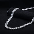Iced Out Cuban Link Necklace — 925 Silver