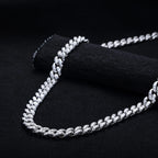 Iced Out Cuban Link Necklace — 925 Silver