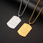 Islamic Ayatul Kursi Stainless Steel Pendant Necklace