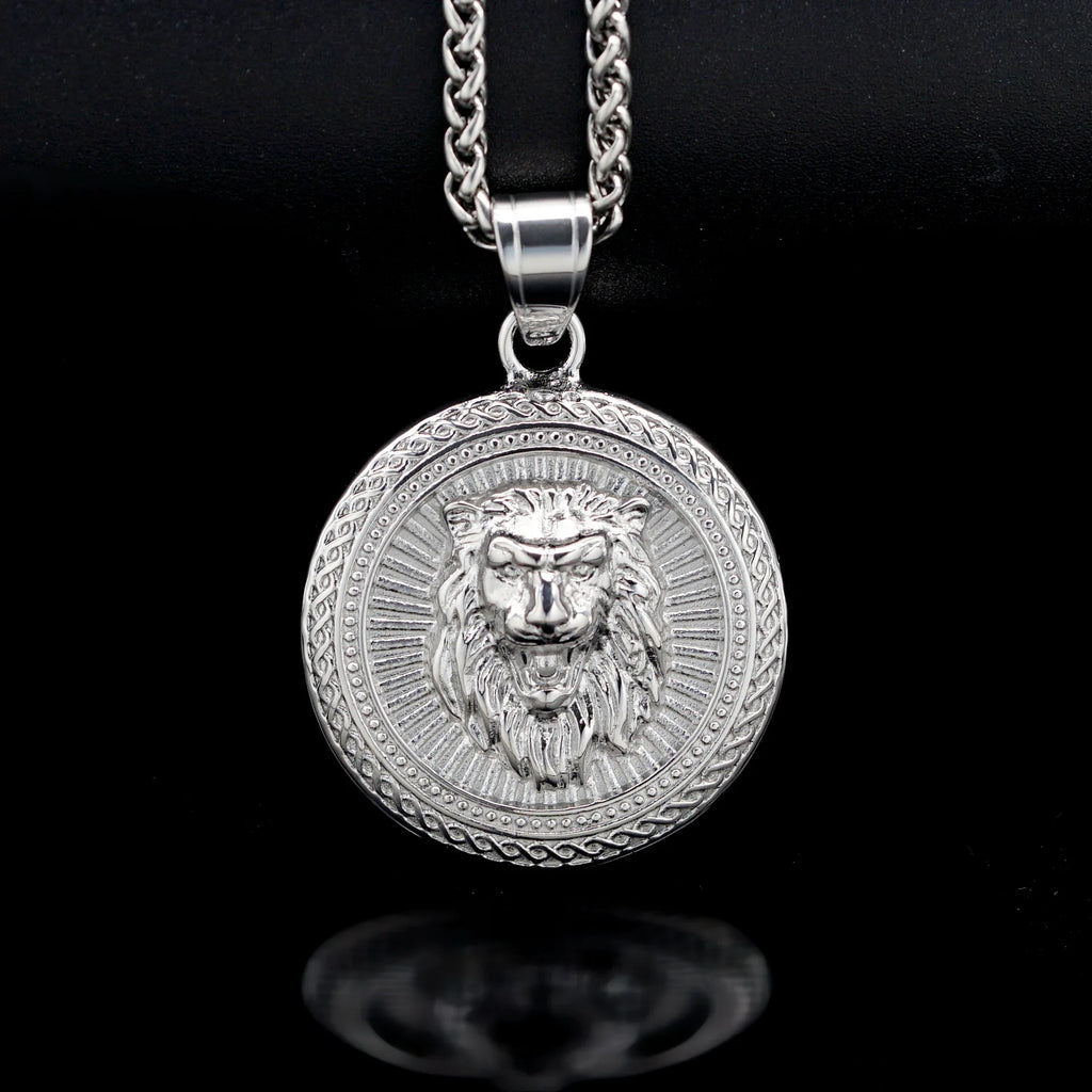 Men Women Hip Hop gold silver color LION Pendant Necklace Hiphop pendants Necklaces Fashion Jewelry Gifts