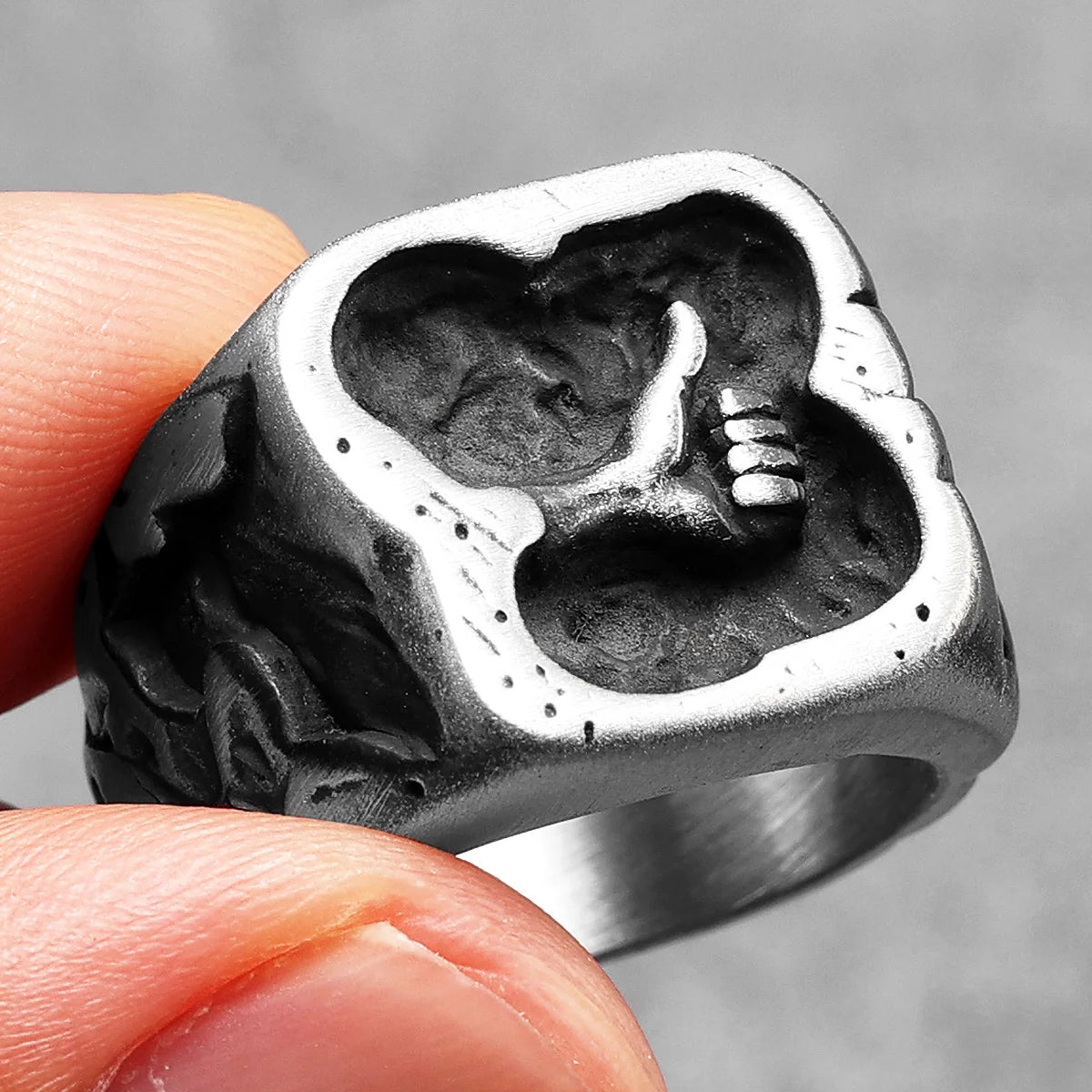 Thumb Up Ring Stainless Steel Retro