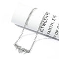 Thorns Bat Pendant Necklace — Stainless Steel