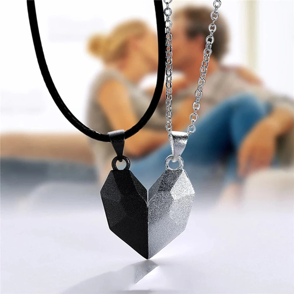 Magnetic Heart Pendant Necklace