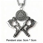 Viking Steel Pendant 316L Spear Punk Style