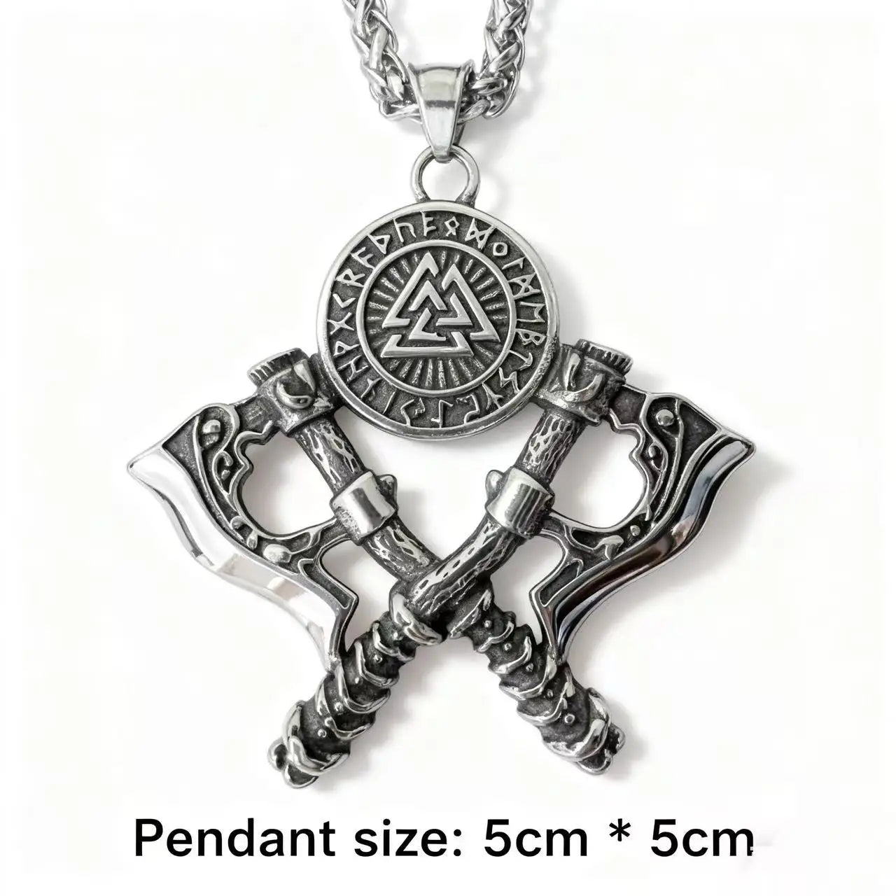 Viking Steel Pendant 316L Spear Punk Style