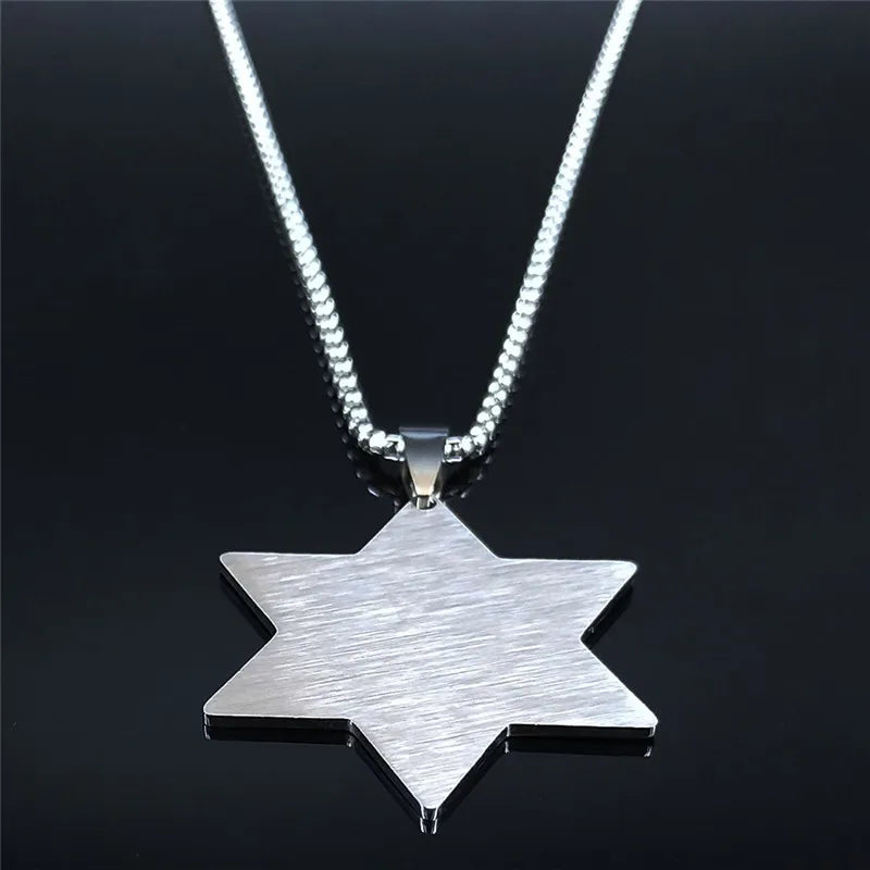Star of David Solomon Necklace — Stainless Steel