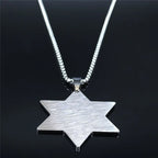 Star of David Solomon Necklace — Stainless Steel