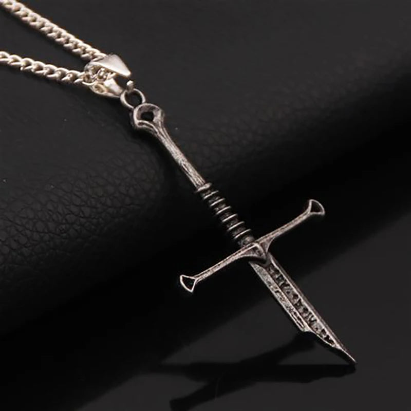 Narsil Broken Sword Pendant Necklace