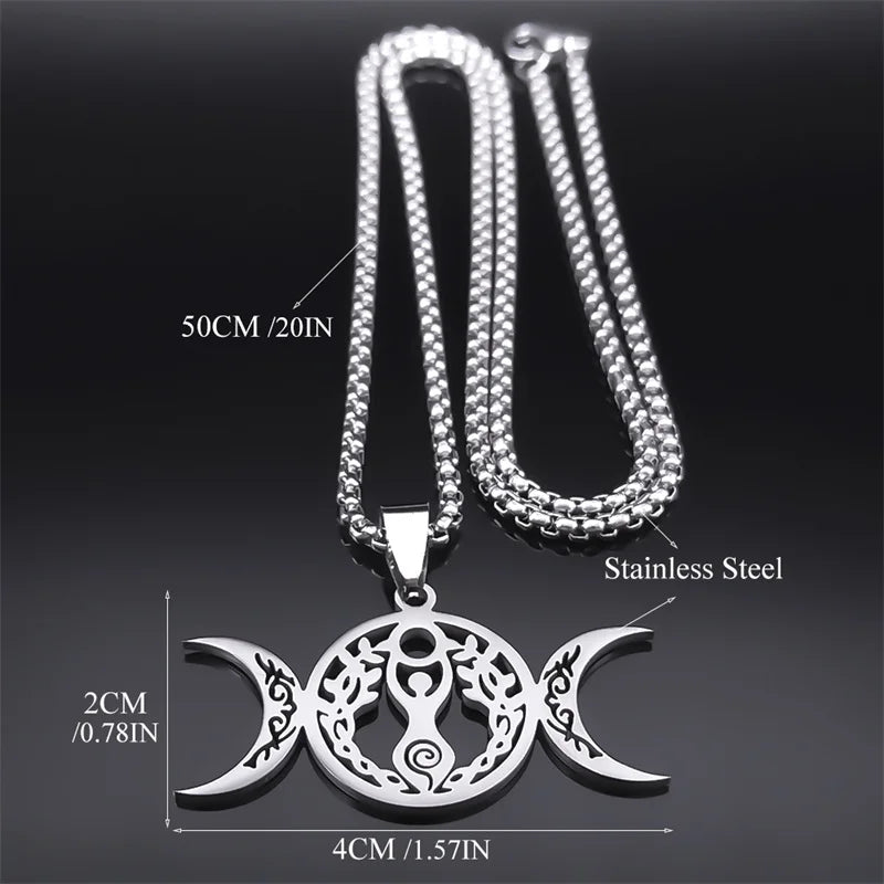 Witchcraft Stainless Steel Pendant Necklace
