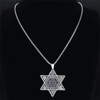 Star of David Solomon Necklace — Stainless Steel
