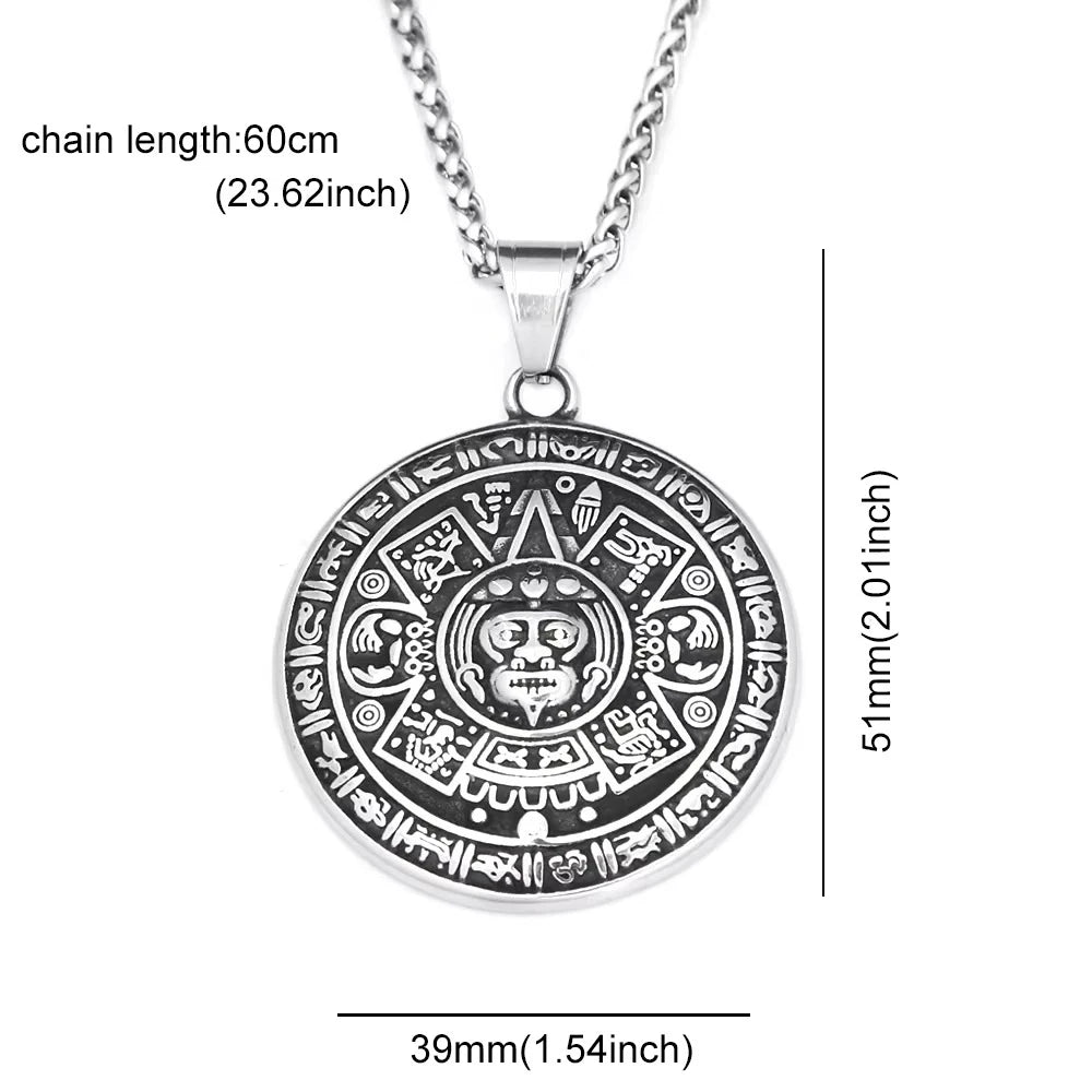 Statement Stainless Steel Pendant Necklace