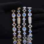 Iced Out Star Chain Necklace Stainless Steel 11MM