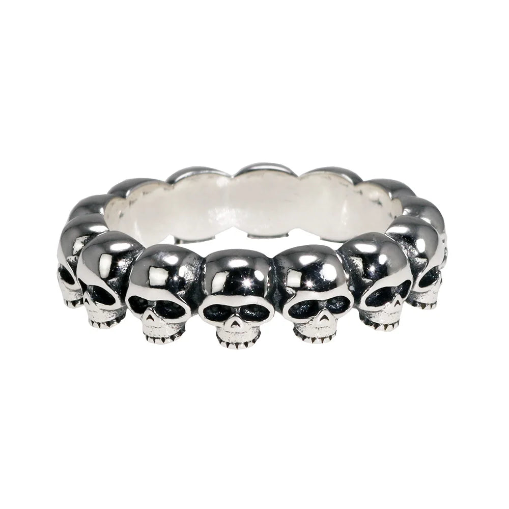 Skull Ring — 925 Silver Punk Couple