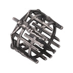 Men's Retro Jesus Cross Ring, Fashion Vintage Stainless Steel Ring for Men, Waterproof Punk Classic Religious Jewelry