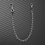 Gothic Cross Trouser Waist Keychain — Zinc Alloy