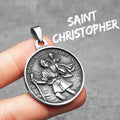 St. Christopher Pendant — Stainless Steel