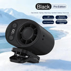 Semiconductor Cooling Clip on Fan Intelligent Digital Display 100 Adjustable Speeds Portable USB Desk Fan for Home
