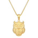 Punk classic animal pendant accessory Stainless steel stylish male Owl pendant