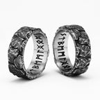 Viking Rune Ring — Stainless Steel