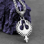 Fashion Animal Phoenix Amulet Necklace Men Women Simple Vintage Hip Hop Biker Pendant Necklace Creative Charm Jewelry Wholesale