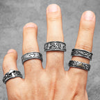 Masonic Eye Ring — Stainless Steel
