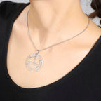 VASSAGO Sigil of Lilith Necklace Lilith Sigil Hecate Goddess Pendant Lucifer Satanic Lilith Symbol Wiccan Jewelry for