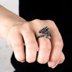 925 Silver Vintage Dragon Ring