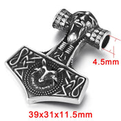 Viking Axe Stainless Steel Necklace
