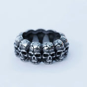 Vintage Aegishjalmur Skull Ring — Stainless Steel