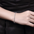 fashion Silver Bracelets necklace Jewelry sets for women men charm 4MM box chain Fashion Party Gifts wedding