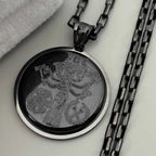 Moon Goddess Pendant Necklace — Stainless Steel