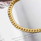 HIYEE 3MM/4MM/5MM/6MM/7MM/8MM Stainless Steel Cuban Curb Link NK Chain Necklace For Men Women Male Neck Jewelry