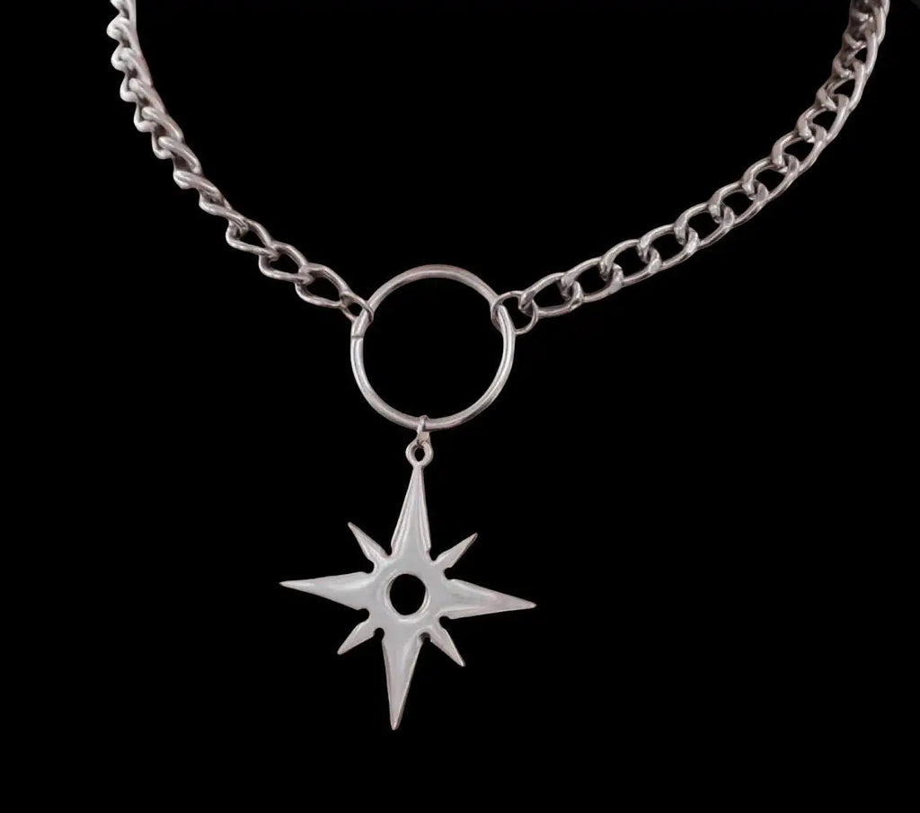 Gothic Crow Skull Necklace For Women man Fashion Vampire Bat Accessory Punk Jewelry Gift Circle Pagan Vintage Moth Charm Choker