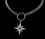 Gothic Crow Skull Necklace For Women man Fashion Vampire Bat Accessory Punk Jewelry Gift Circle Pagan Vintage Moth Charm Choker