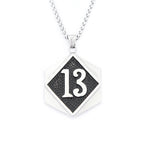 Lucky Number Pendant — Stainless Steel