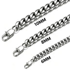 Cuban Link Chain Necklace 10mm — Stainless Steel