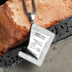 Desiccant Model Men Necklaces With Pendant Stainless Steel Jewelry For Male Women Unique Punk Hip Hop Accessories Gift Wholesale