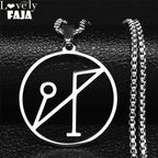 Archangel Michael Sigil Necklace — Silver