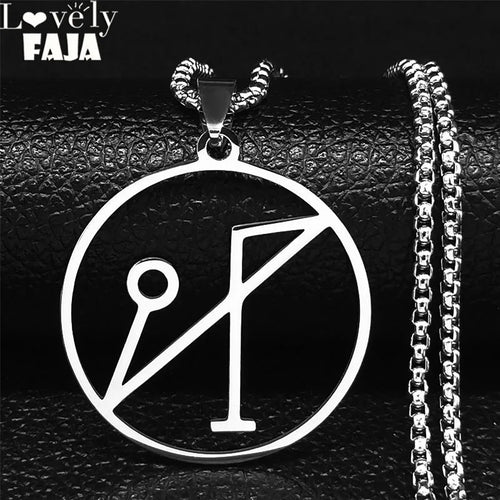 Archangel Michael Sigil Necklace — Silver