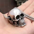 Skull Motorcycle Steel Pendant Gothic Vintage