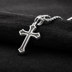 Iced Out Cross Pendant — 925 Silver