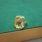 Ring Niche Styleclassy Ring Transparent Zircon Ring Copper Plated Real Gold Animal